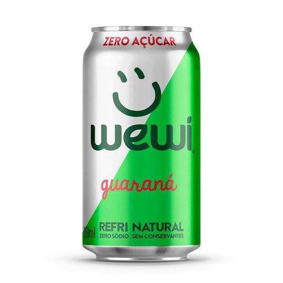 Imagem de Refrigerante Orgânico Sem Açúcar de Guaraná Sem Açúcar Wewi 350ml