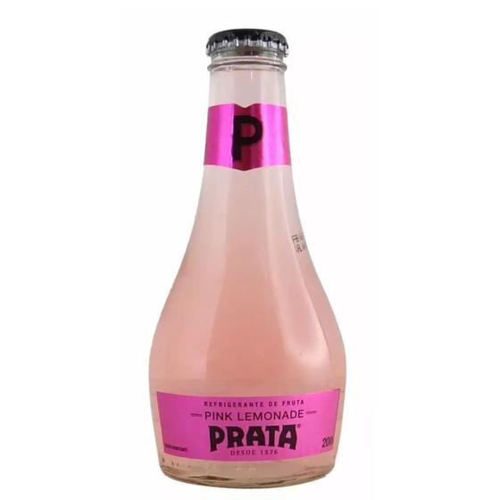 Imagem de Refrigerante Pink Lemonade Saborizado com Fruta Prata 200ml