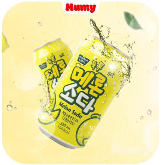 Refrigerante Sabor Melão Soda Importado da Coreia Sparkling Melon