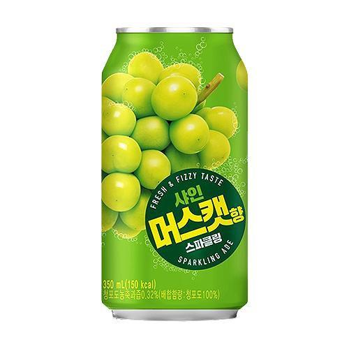 Refrigerante Sparkling Ade Uva Verde 350ml Importado da Coreia do Sul
