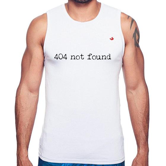 Imagem de Regata 404 not found - Foca na Moda