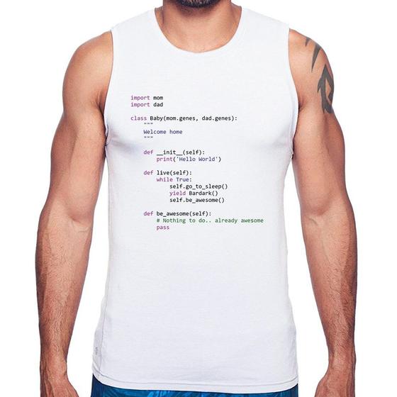 Imagem de Regata Baby Python Code - Foca na Moda