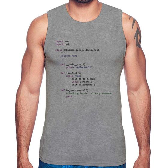 Imagem de Regata Baby Python Code - Foca na Moda