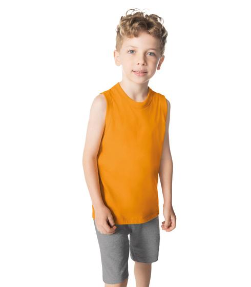 Imagem de Regata Básica Infantil Masculina Rovitex Kids Amarelo