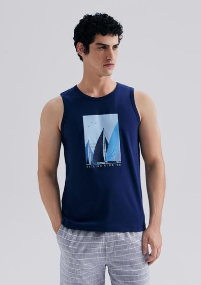 Imagem de Regata Básica Masculina Regular Com Estampa