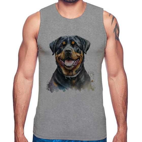 Imagem de Regata Cachorro Rottweiler - Foca na Moda