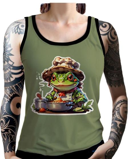 Imagem de Regata Camiseta Tshirt Chefe Sapo Cozinheiro Cozinha 2