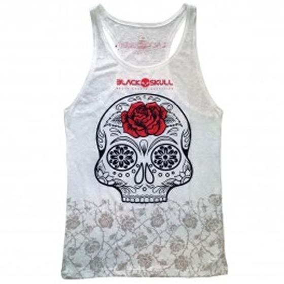 Imagem de Regata carol saraiva branco - black skull - clothing (m)