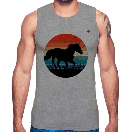 Imagem de Regata Cavalo Vintage Sunset - Foca na Moda