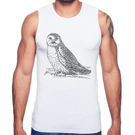Imagem de Regata Coruja Traços - Foca na Moda