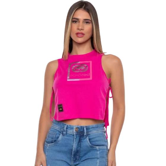 Imagem de Regata Cropped Feminina Ecko Reis Beth Rosa Pink J384A