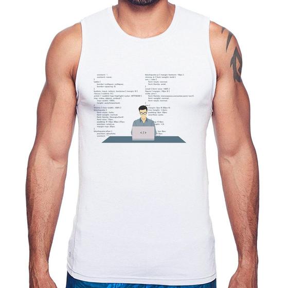 Imagem de Regata Desenvolvedor Front-end CSS - Foca na Moda