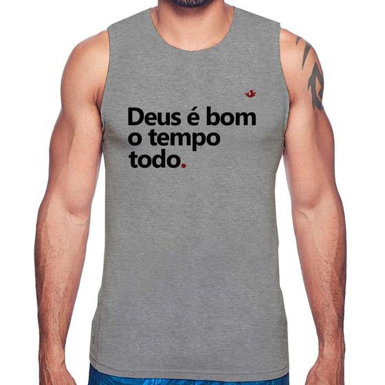 Imagem de Regata Deus é bom o tempo todo - Foca na Moda