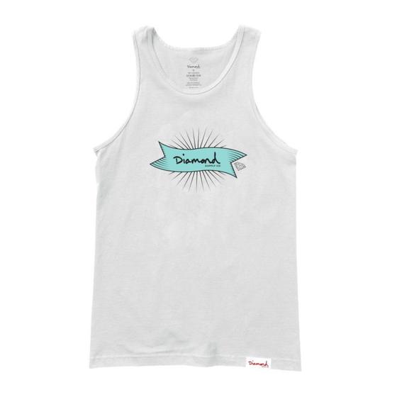 Imagem de Regata Diamond Supply Pennant Tank - White