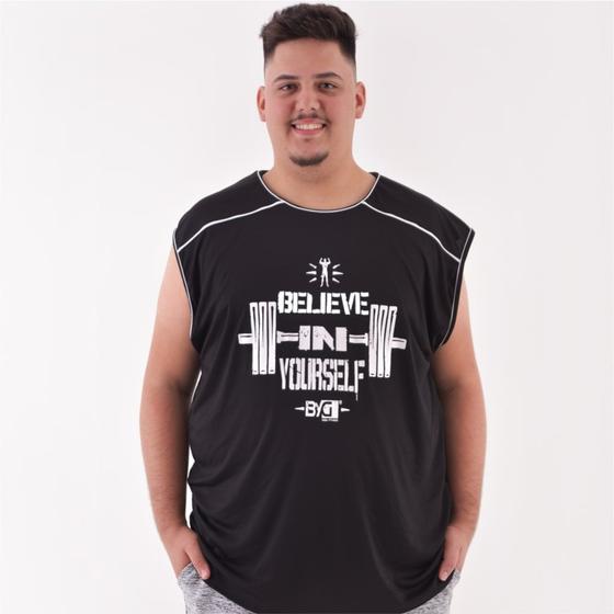 Imagem de Regata Dry Fit BYG Believe Plus Size