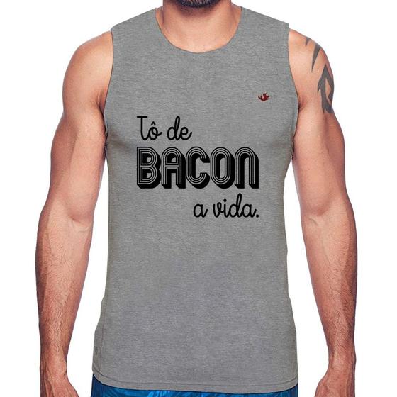Imagem de Regata Estou de bacon a vida - Foca na Moda