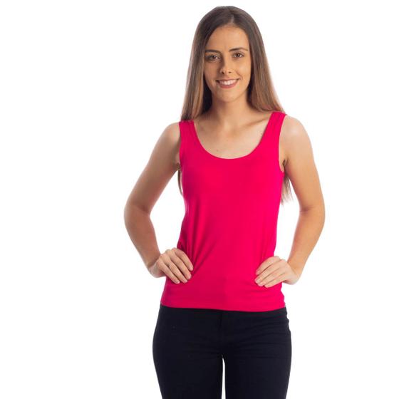 Imagem de Regata Feminina Alça Larga Blusas Básicas Primavera Verão 3020a