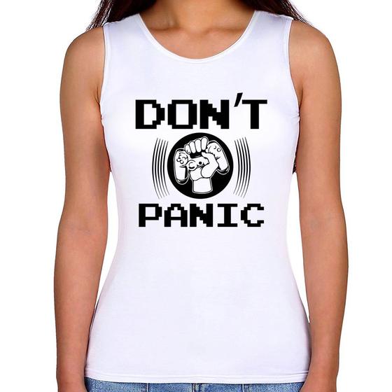 Imagem de Regata Feminina Don't Panic - Foca na Moda