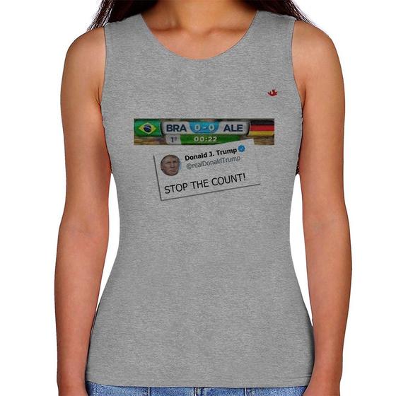 Imagem de Regata Feminina Stop the Count 7x1 - Foca na Moda