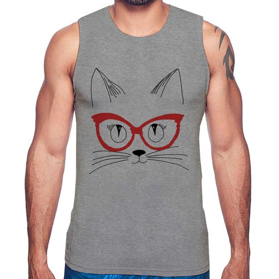 Imagem de Regata Gato De Óculos - Foca na Moda