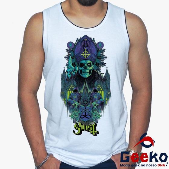 Imagem de Regata Ghost 100% Algodão Rock Geeko