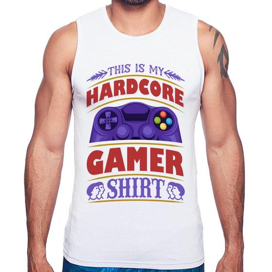 Imagem de Regata Hardcore Gamer - Foca na Moda