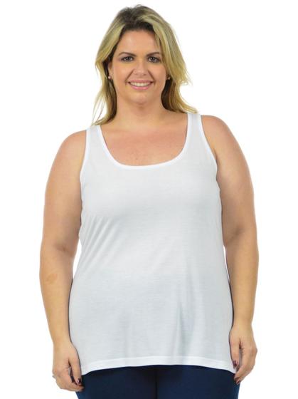 Imagem de Regata longa londres plus size fenomenal(sem elasticidade)