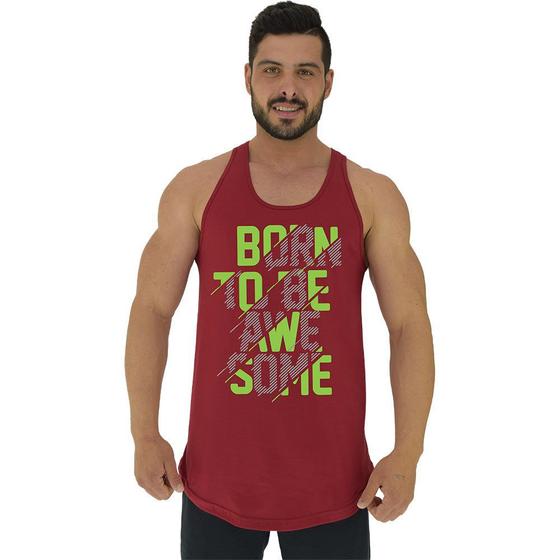 Imagem de Regata Longline Estampada Masculina MXD Conceito Born To Be