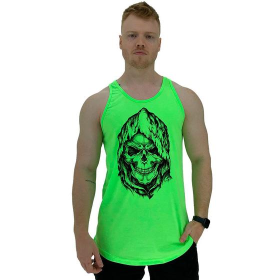 Imagem de Regata Longline Estampada Masculina MXD Conceito Dead Skull