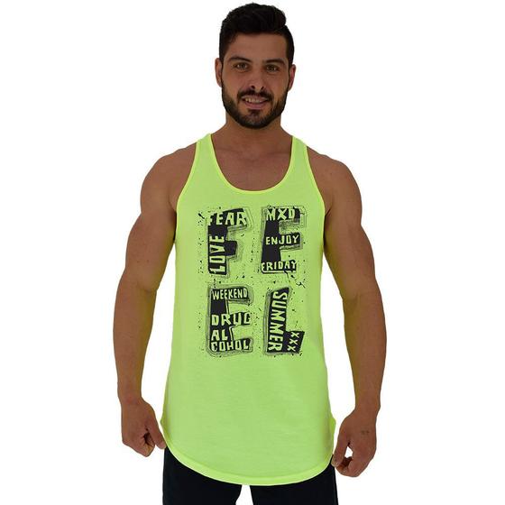 Imagem de Regata Longline Estampada Masculina MXD Conceito Feel