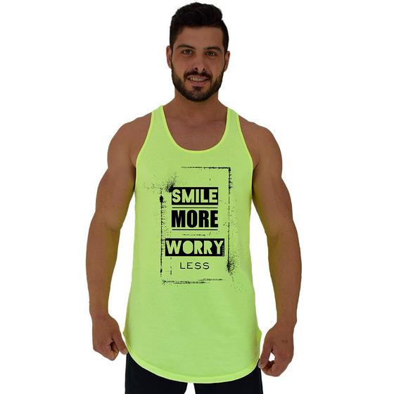 Imagem de Regata Longline Estampada Masculina MXD Conceito Smile More