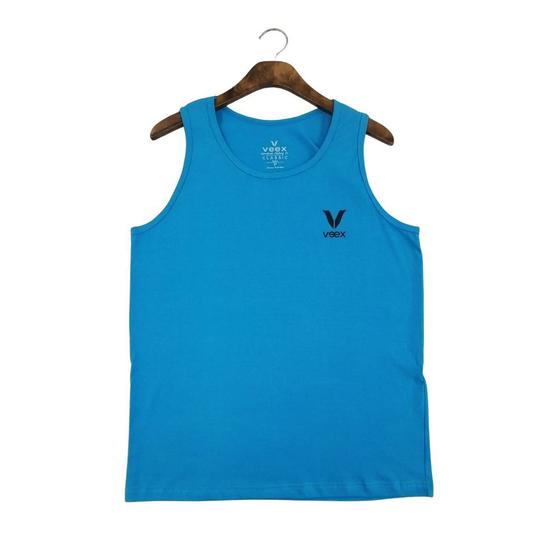 Imagem de Regata Masculina Básica Beach Vibes Azul