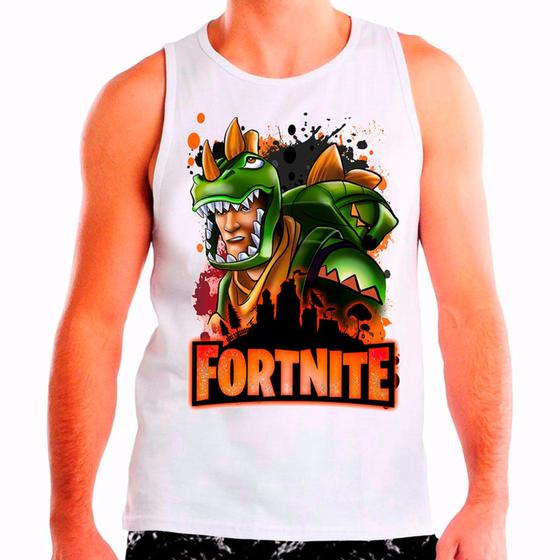 Imagem de Regata Masculina Branca Fortnite 02