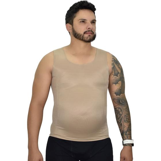 Imagem de Regata Masculina Modeladora Queima Gorduras Alta Compressão