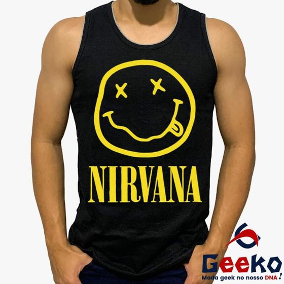 Imagem de Regata Nirvana 100% Algodão Rock Geeko