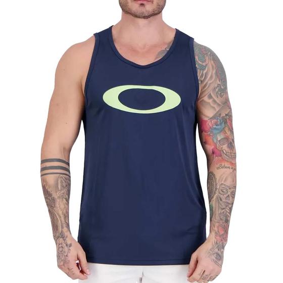 Imagem de Regata Oakley TRN Logo Tank III SM25 Masculina Fathom