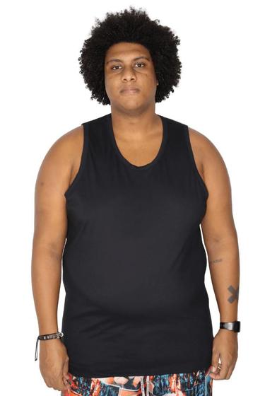 Imagem de Regata Plus Size Básica Malha 100% Algodão