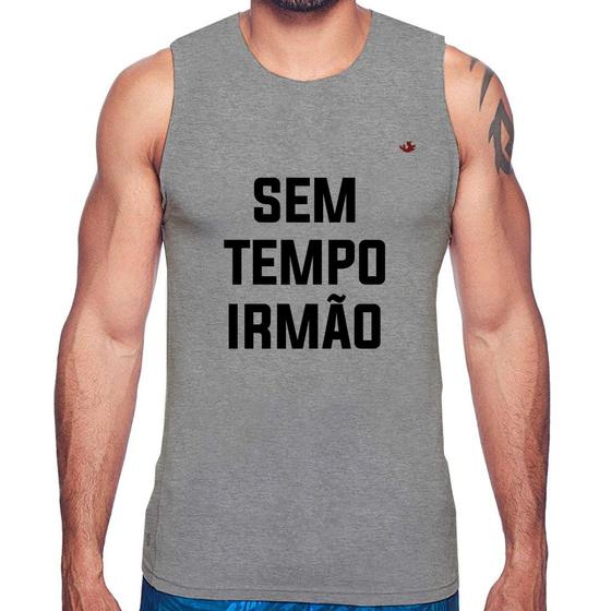 Imagem de Regata Sem tempo irmão - Foca na Moda