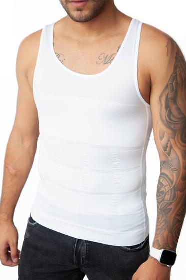 Imagem de Regata Slim Modeladora Masculina Camiseta - C07