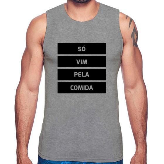Imagem de Regata Só vim pela comida - Foca na Moda