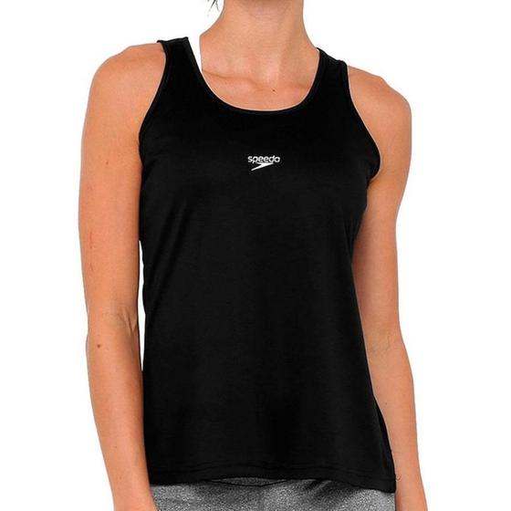 Imagem de Regata Speedo Longa Interlock Feminino - Preto