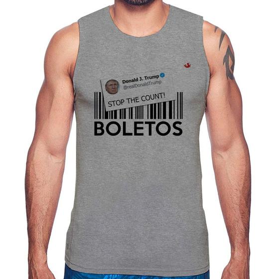 Imagem de Regata Stop the Count Boletos - Foca na Moda