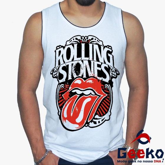 Imagem de Regata The Rolling Stones 100% Algodão Rock Geeko