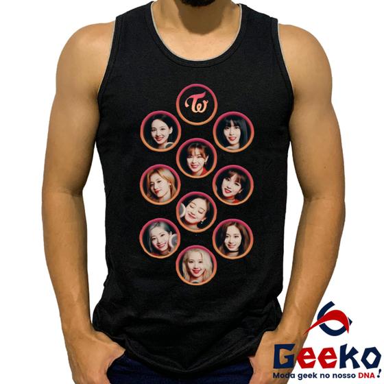 Imagem de Regata Twice 100% Algodão K-pop Once Camiseta Regata Geeko