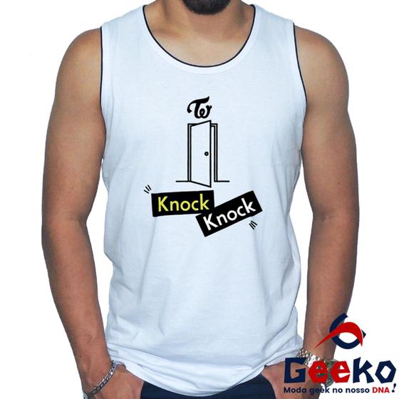 Imagem de Regata Twice 100% Algodão K-pop Once Knock Kncok Camiseta Regata Geeko