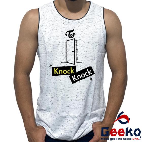 Imagem de Regata Twice 100% Algodão K-pop Once Knock Kncok Camiseta Regata Geeko