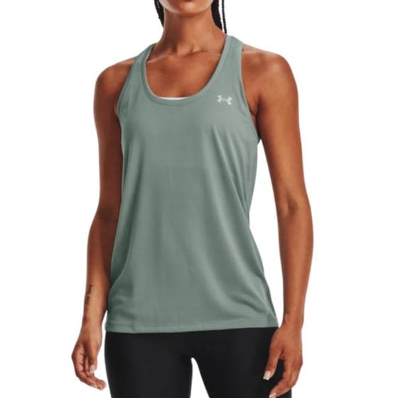 Imagem de Regata Under Armour Tech Tank Verde - Feminino