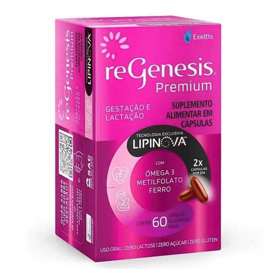 Imagem de Regenesis premium com lipinova com 60 cápsulas