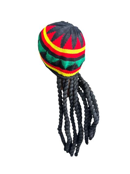 Imagem de Reggae Dreadlocks Jamaicano Malha feijões wig trança