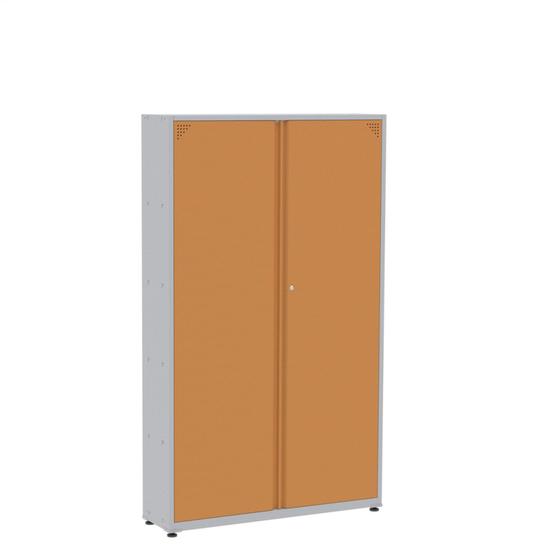 Imagem de Registrador Aço 02 Portas Rpcp Clássico Cinza/Laranja Picasso